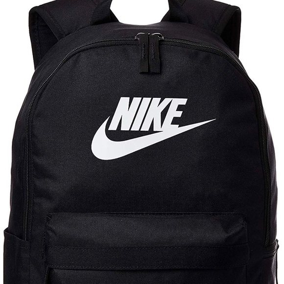 nike heritage backpack black and white